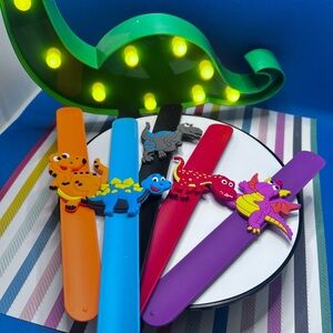 NWOT - Fun Dinosaur Slap Bracelets!!!!!